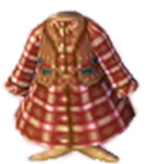 ネルシャツワンピ
