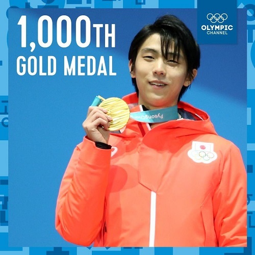 1000th gold medalist