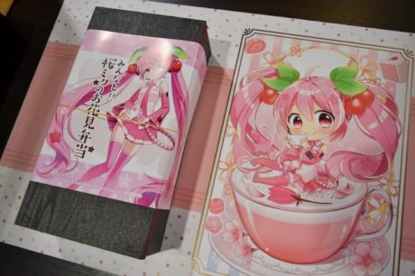 『桜ミク』×アニメイトカフェのコラボレポート