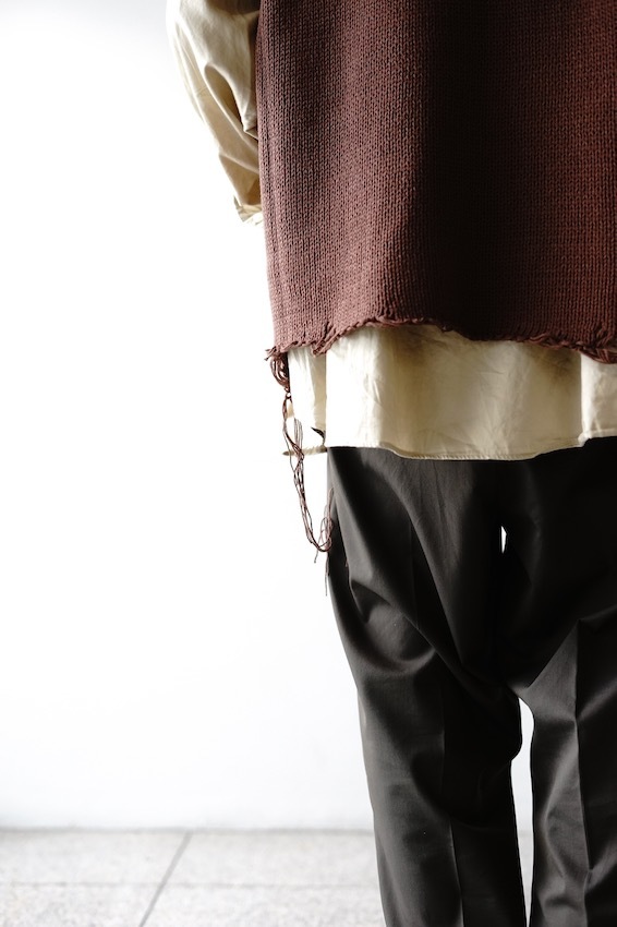 doublet-knit vest. | IDIOME lab